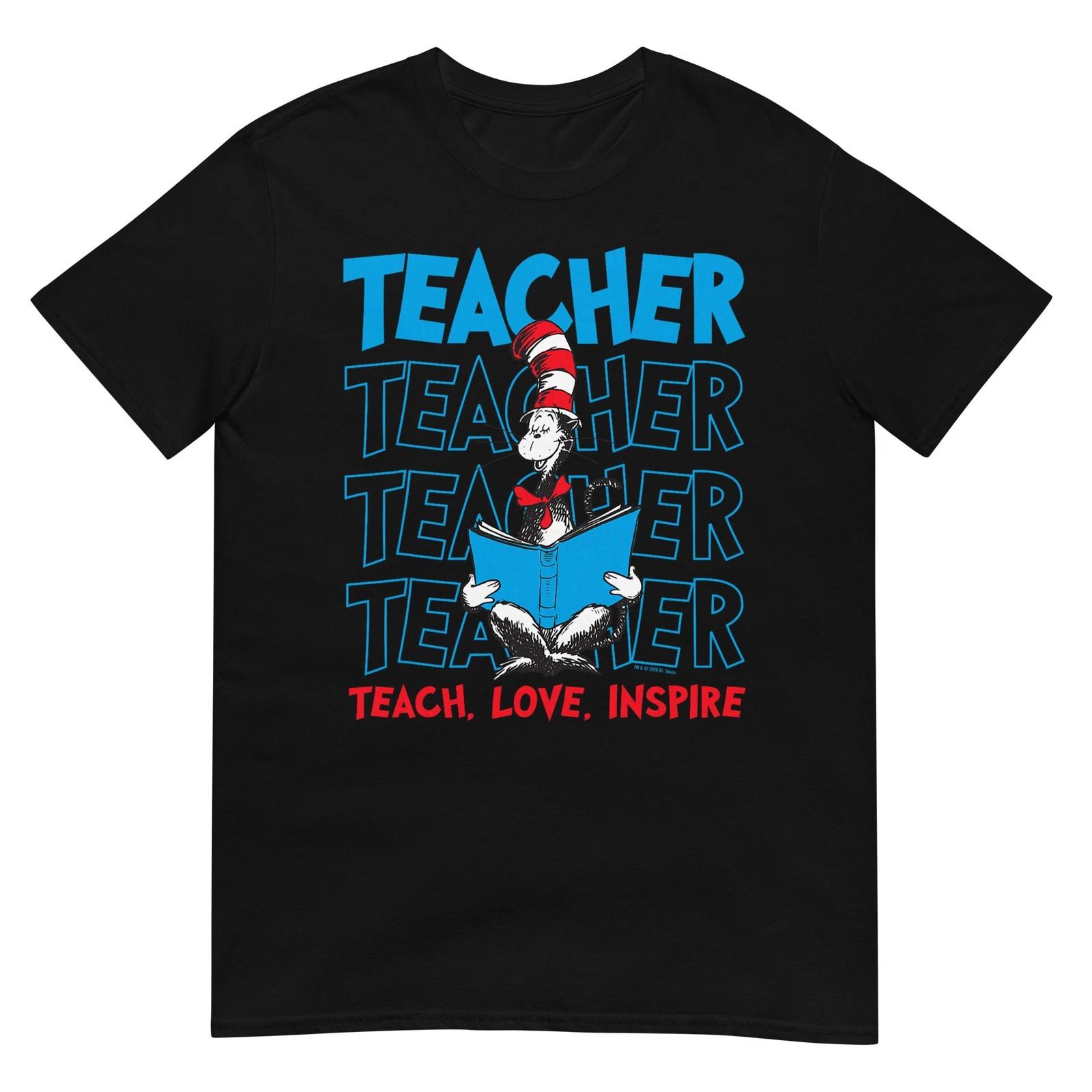 

Dr Seuss Cat in The Hat Teacher T-Shirt S