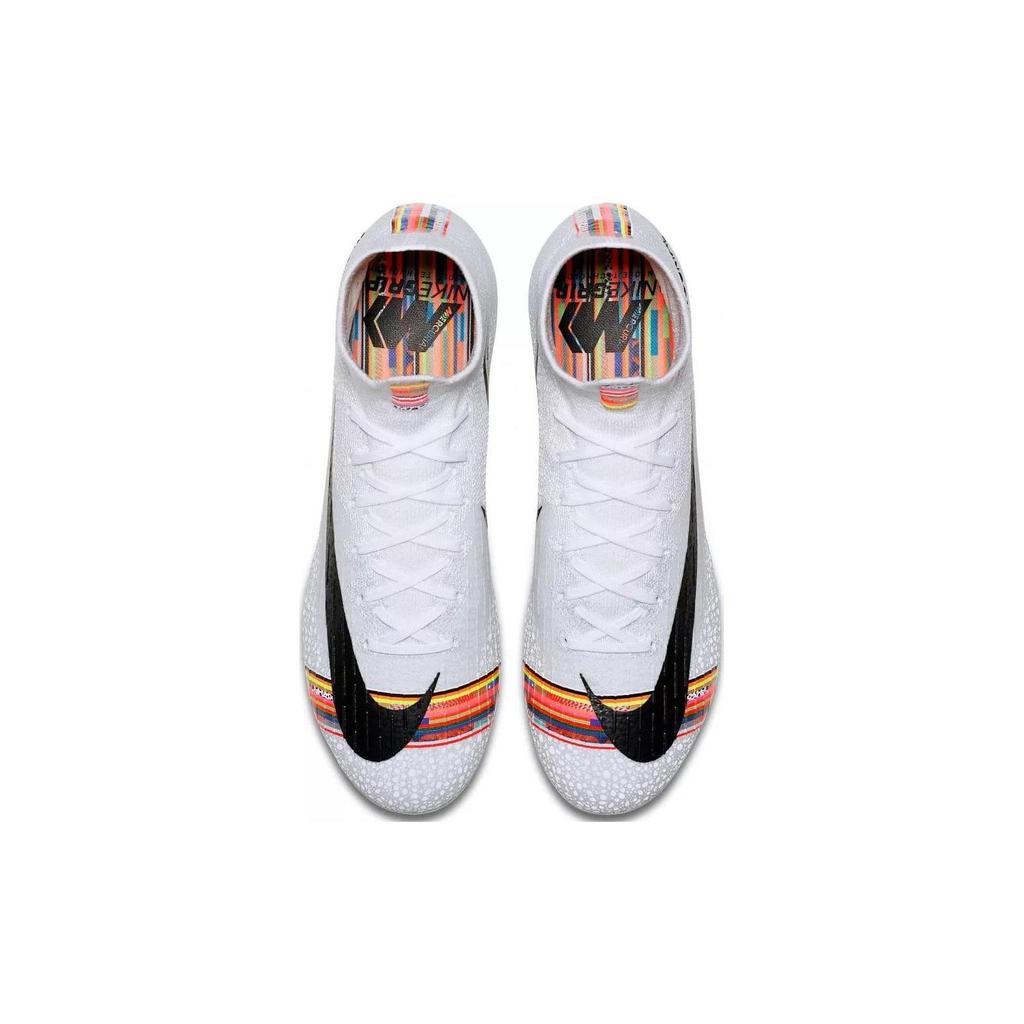 Nike Mercurial Superfly 6 Elite Ag Pro White Black AJ3546-109