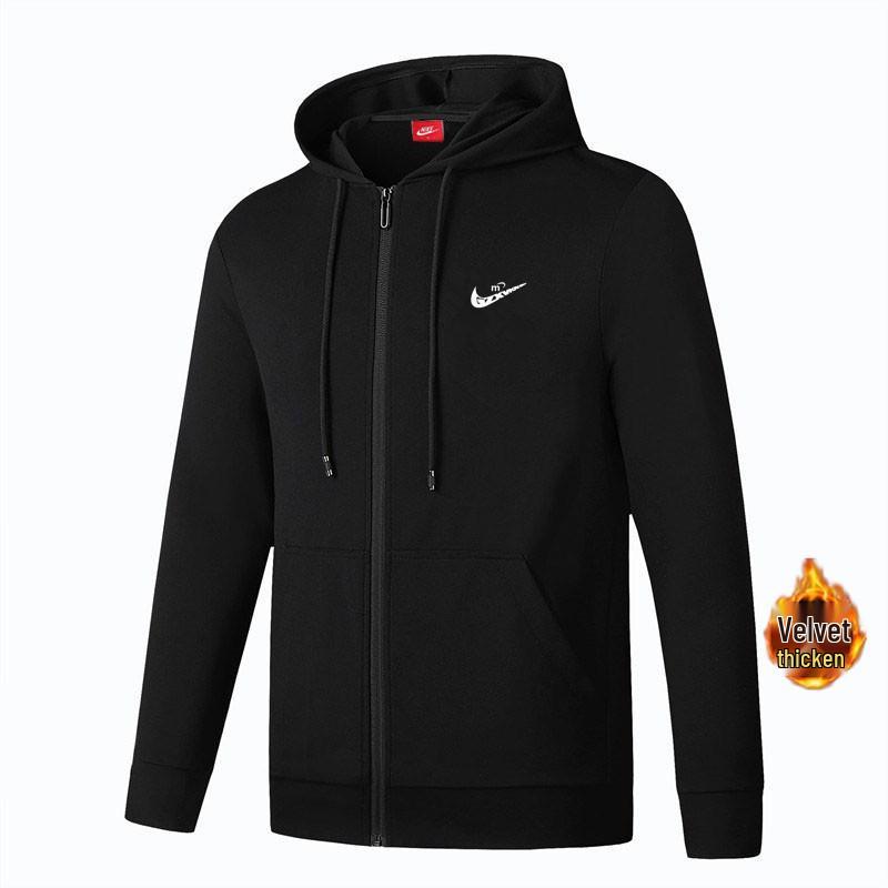 Herfst Uniseks Zware Cardigan Hoodie - Trendy Casual Sport Mode