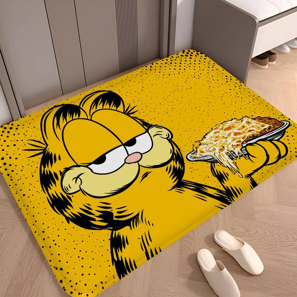 Cute Anime G-Garfields Cat Floor Mat Rectangle Anti-slip Home Soft Badmat Front Door Indoor Outdoor Mat Hotel Decor Mat