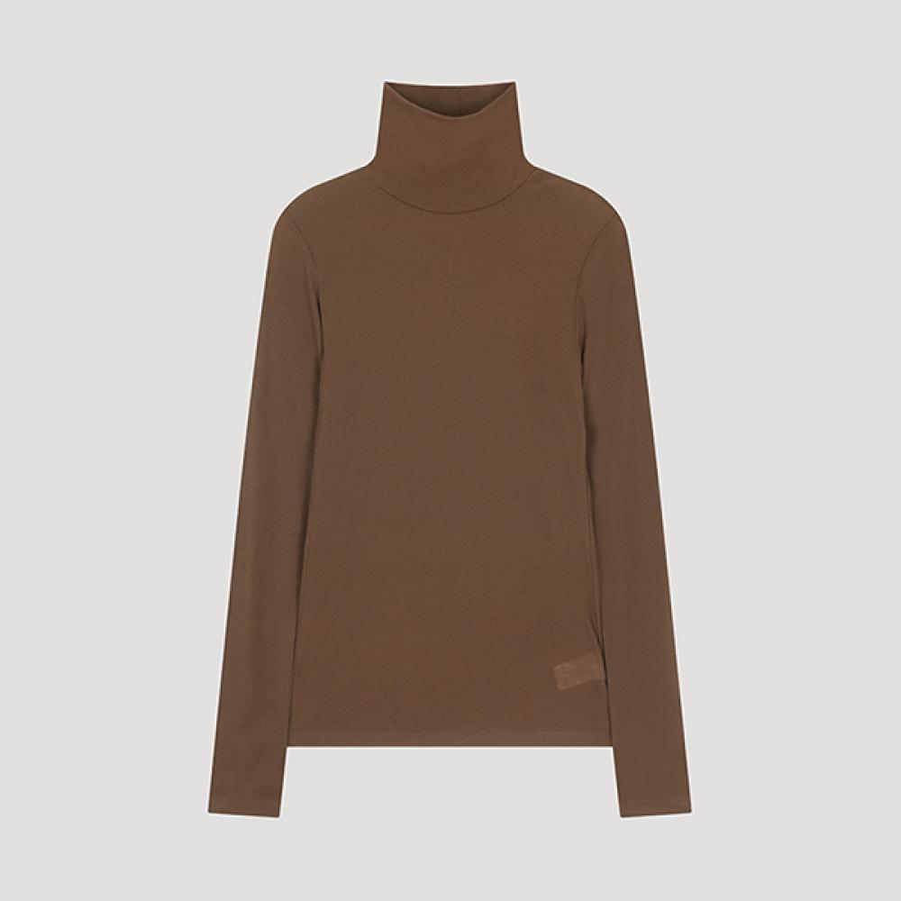 

She S Miss High Neck Slim Fit Футболка SSjTSo32510 Br Braun/55