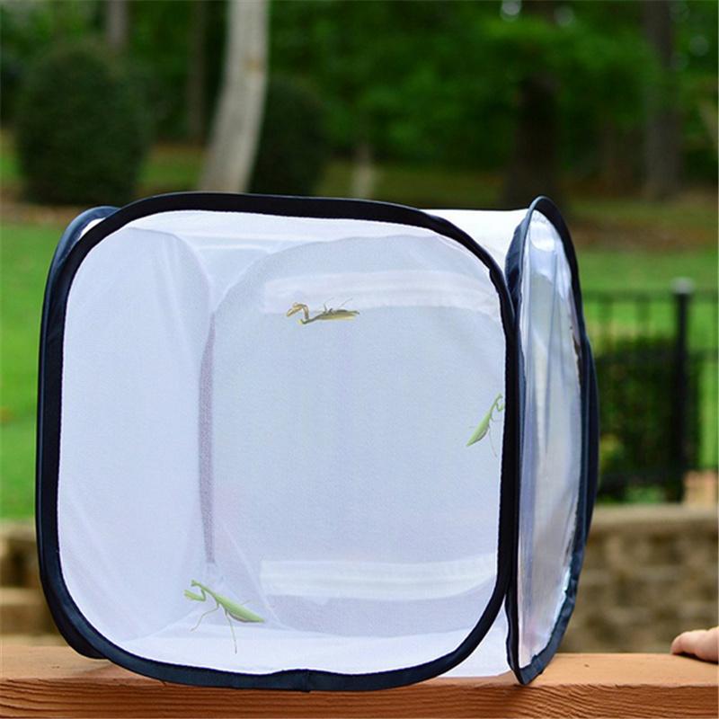 Foldable Insect Butterfly Observation Cage Insect Net Pet Insect Cage Insect Cage Grasshopper Habitat Breeding Incubator Box