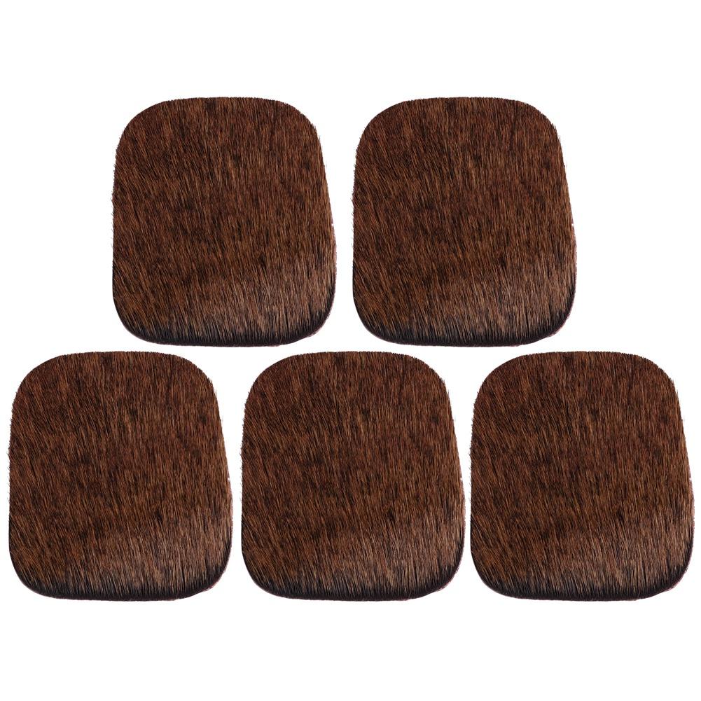 5pcs Archery   Rest Adhesive Silent Bow Stick Plate Cowhide Outdoor Shooting Accessories
