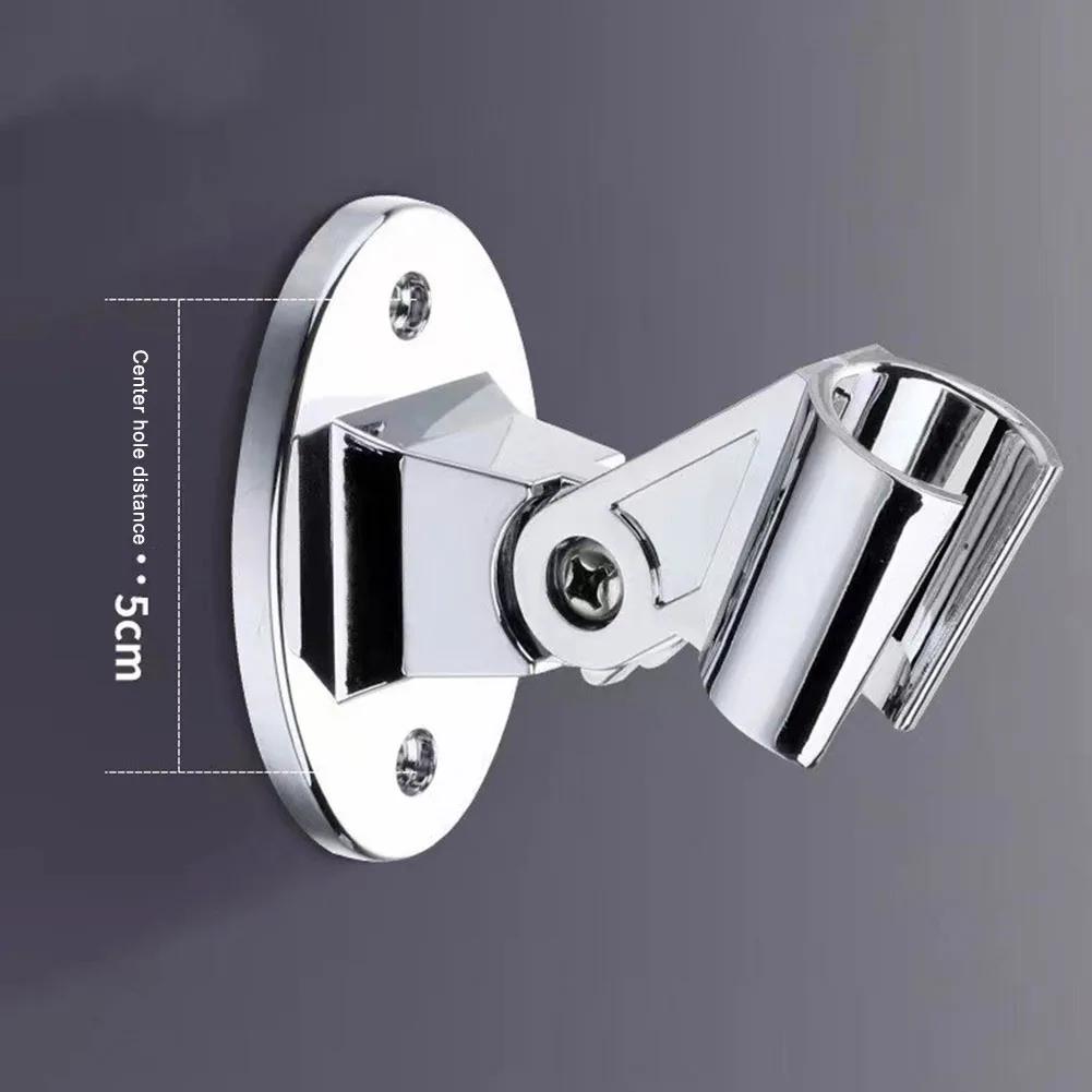 Adjustable Shower Bracket Fixed Base Universal Wall Mounted Shower Head Holder Handheld Sprayer Fixed Base Support For Bathroom