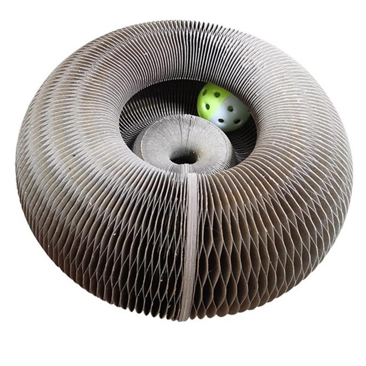 

Magic Organ Cat Scratching Board Durable Round Corrugated Scratching Post Toy for Cats Grinding Nail Scraper Mat Cat Accessories