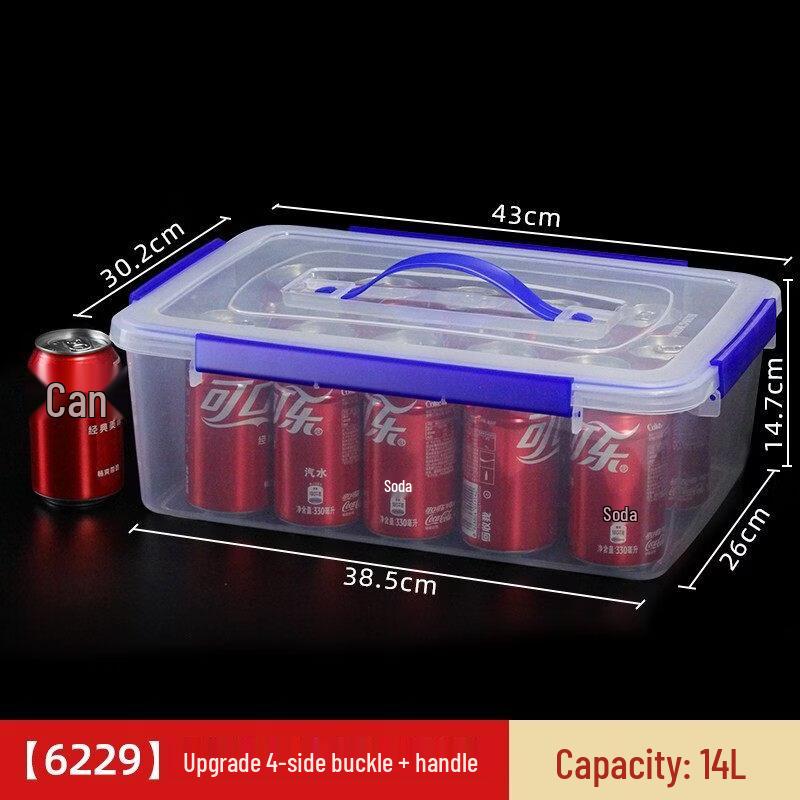 Xihe PP Transparent Portable Fresh-keeping Storage Box