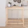 VidaXL Bar Table 100x50x110 Cm Solid Pine Wood 833265