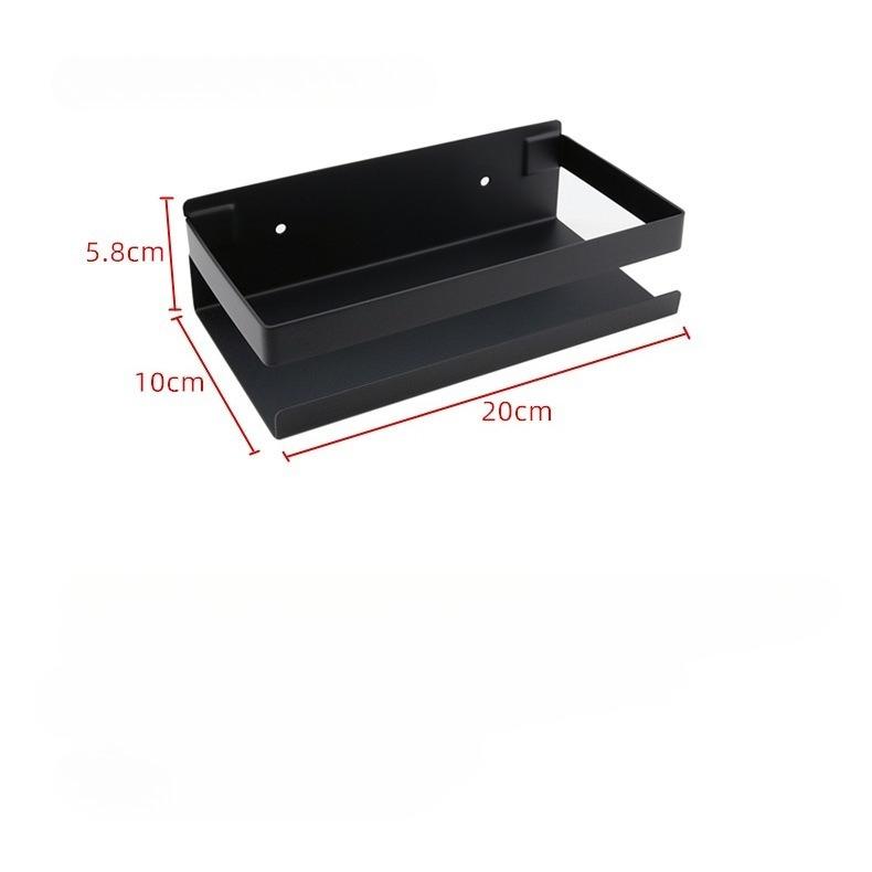 Stainless Steel Bathroom Shelves Self Adhesive Shower Caddy Organizer Storage Rack Bathroom Kitchen Shelf Waterproof Space Saver