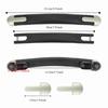 Durable Plastic Luggage Handle Replacement Flexible Black Suitcase Strap Grip Portable Luggage Case Handle Luggage Repairing