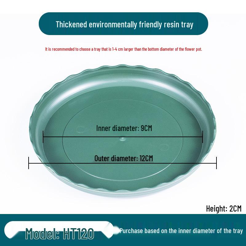 Large Round Plastic Flower Pot Tray for Succulents