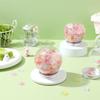 9Pcs DIY Snow Globe Kit Plastic Candy Jars with Screw Off Caps for Winter Snow Globe Craft Making Water Globes Ornament