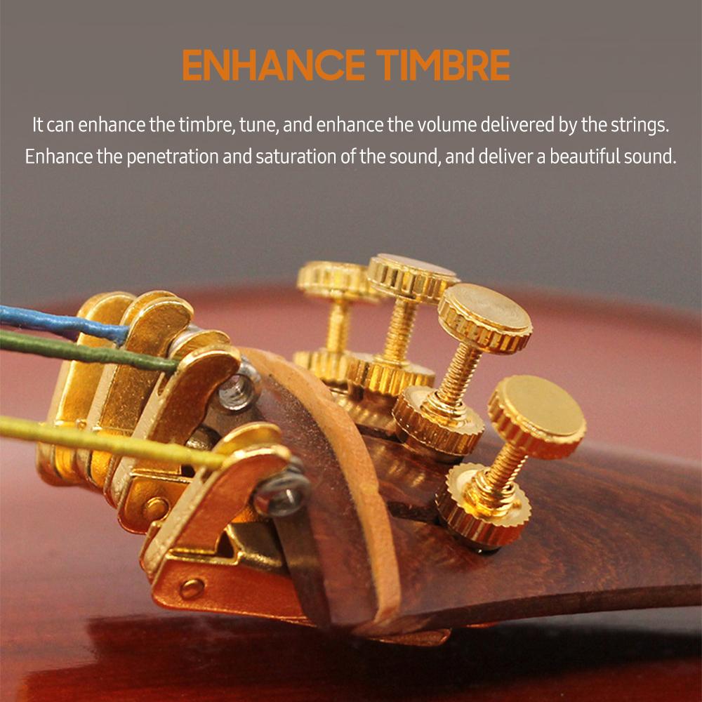 4 PCS Violin Fine Tuners for 4/4-3/4 Violin Alloy String Adjuster Anti Rust Violin Parts