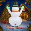 7.22FT Christmas Inflatable Toys Xmas Yard Lawn Decoration Scarf Snowman Home Supplies Ornaments Festive Gifts with LED Light