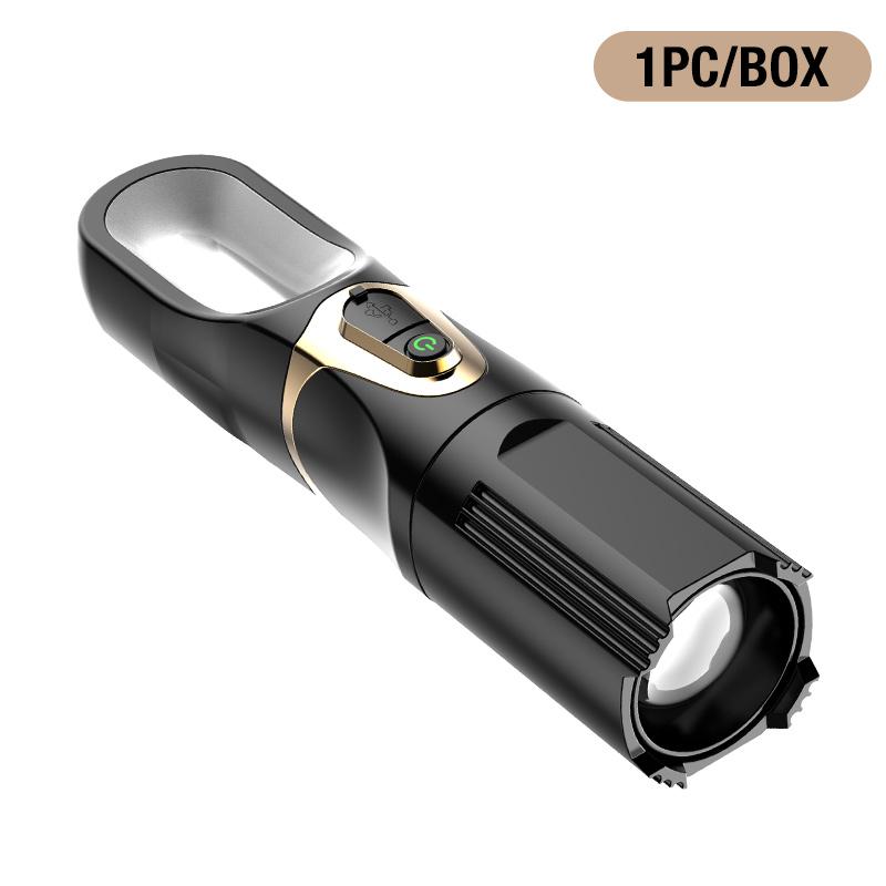 LED Flashlight, Strong Light Charging, Portable Outdoor Multifunctional Camping Lighting, Tent Light, Emergency Household Work L