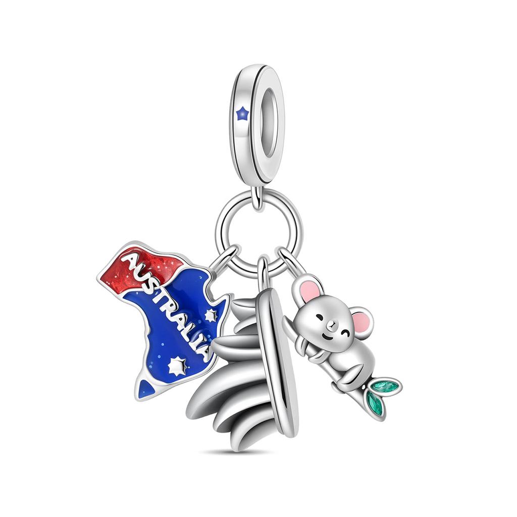 New Christmas Snowman Compatible with Original Bracelet Necklace DIY Jewelry Christmas Gift