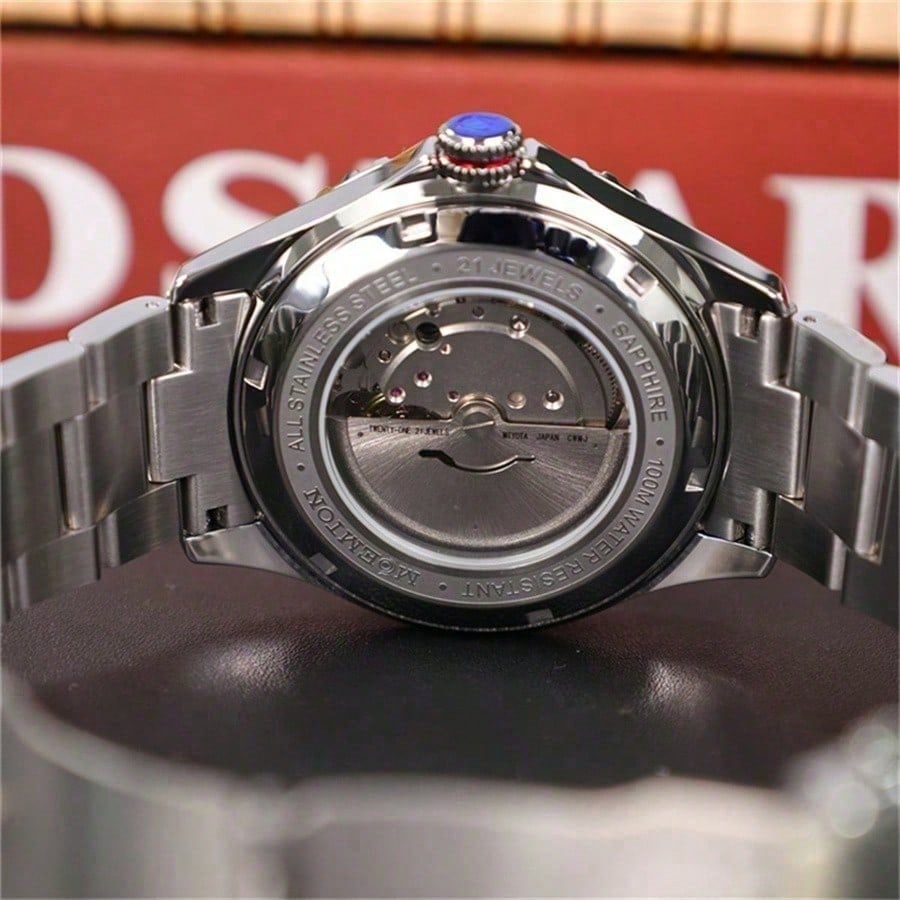 Moemton Men's Automatic Dive Watch Steel Luminous M138.BSSA01