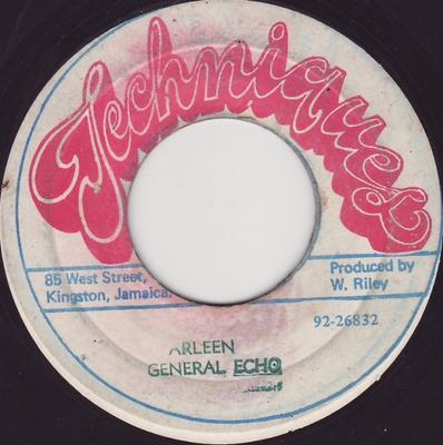 7inch Record GENERAL ECHO - Arleen NONE Techniques 1980 Jamaica Reggae, Ska & Dub Used