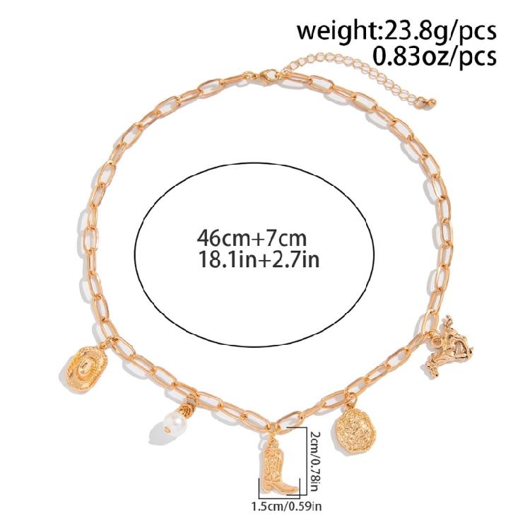 Fashionable Various Pendant Necklace Adjustable Chain Necklace Woman Neck Jewelry Suitable for Party and Daily Wear