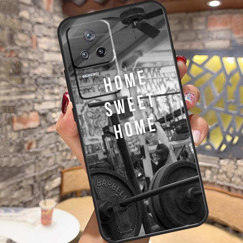 Motivierendes Fitness-Case für Xiaomi 13 14 15 Ultra 11T 12T 13T 14T Pro POCO X7 Pro X3 X5 X6 M6 F5 F6 Pro Hülle
