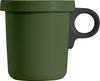 Object Made In Japan Enamel Hook Mug 360ml Khaki Black