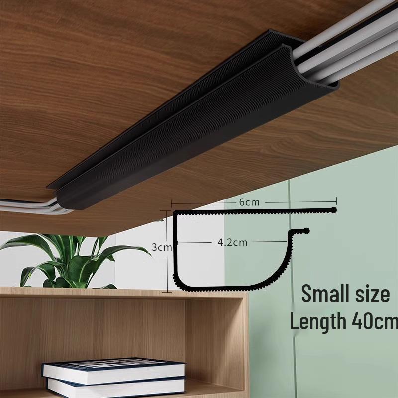 Подстольный лоток для прокладки кабелей и органайзер для проводов Regular