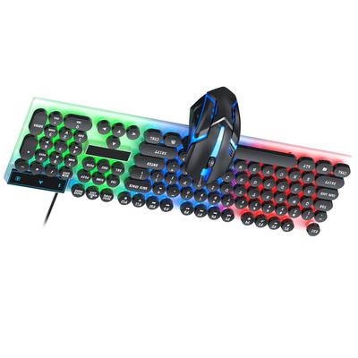 Colorful LED Backlit Keyboard and Mouse Combo Gaming Wired Keyboard USB Keyboards with Gaming Mouse