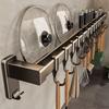 Aluminum Pot Lid Rack Wall Mounted Kitchen Utensil Organizer Kitchen Organizer Hook  Home