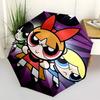 Powerpuff Girls, Animation Automatic Opening and Closing, 8 Rib Structure Portable Umbrella, Suitable for Men and Women In All Seasons  Perf