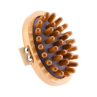 Cepillo Meridiano de Cuerpo de Madera Herramienta de Masaje Anticelulítico Masajeador de Cojín de Aire Peine para el Cabello Cepillo Masajeador del Cuero Cabelludo Masajeador Corporal