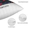 Band Nirvanaed Pillowcases Vintage Pillow Case For Living Room Bed Chair Square Pillow Cover