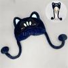 New Plush Winter Hat Gamer Cute Cat Ear Cap Kawaii Ski Hat with Animal Ears Game Character Beanie for Cosplay & Warmth