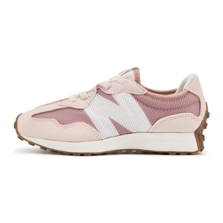 

New Balance NB 327 Амортизирующие износостойкие низкие детские беговые кроссовки Розовые детские PH327MG Wide (W) 35