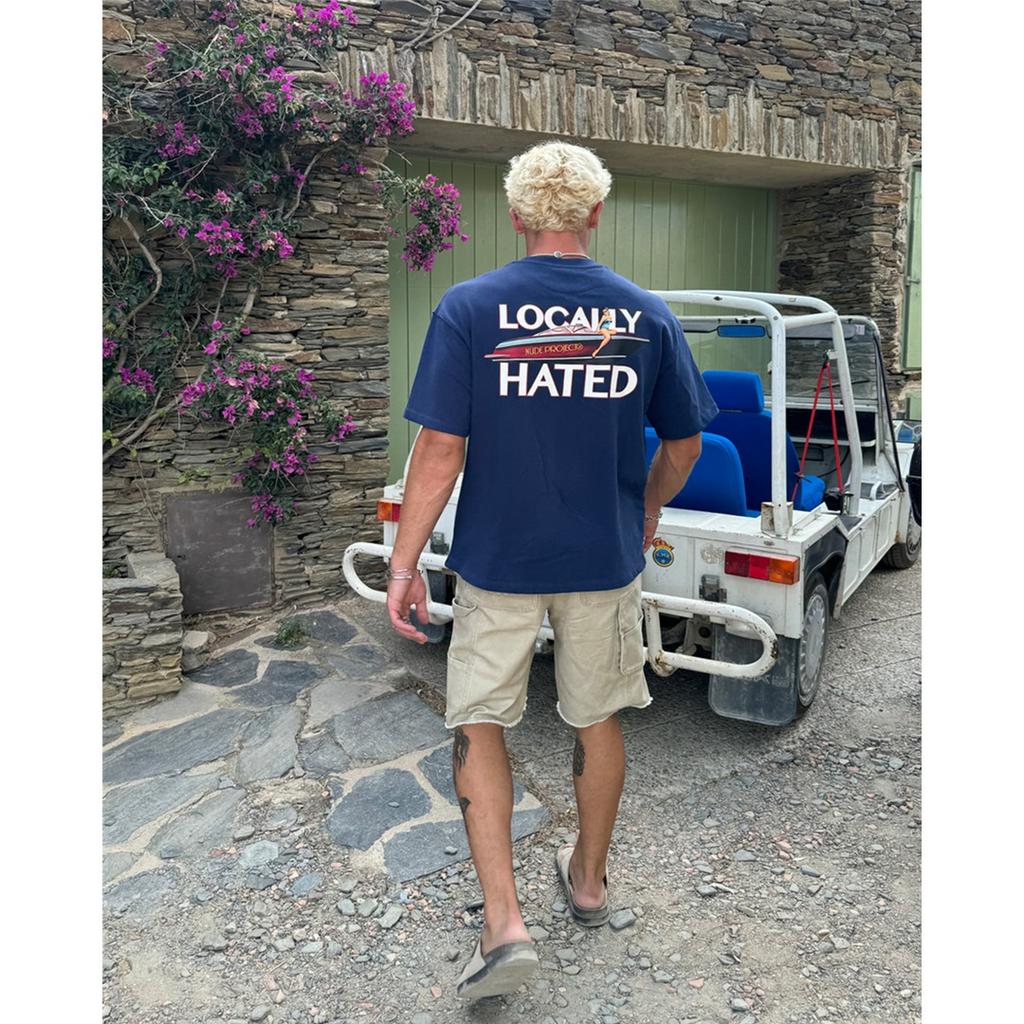 Locally Hated Cotton T-shirt  Men Women Loose Oversized Y2k Short Sleeve Same As Couple Tee Streetwear Sports Soft Top Female Male Clothing 