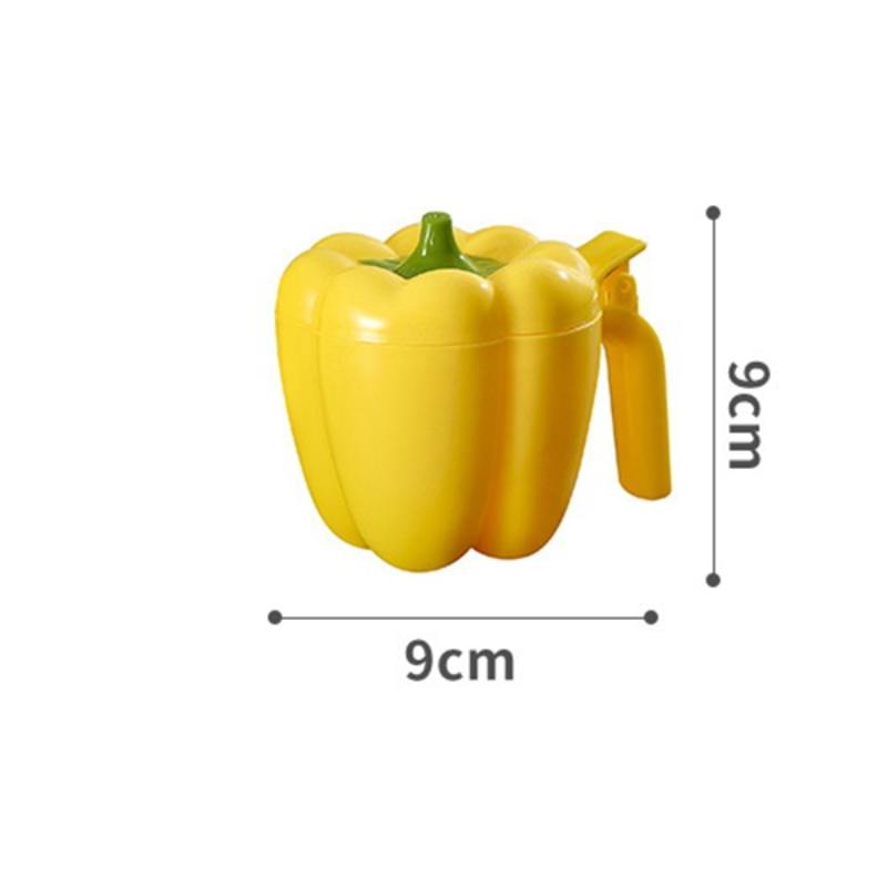 

Chili Shape Plastic Seasoning Box 2026 New Household 3pcs/set Handle Splicing Apothecary Jar Kitchen Salt Shaker With Scoop