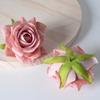 Artificial Rose Flower Head Soft 1.5" Real Touch Small Fake Flower Head for DIY Crafts Wedding Centerpieces Bridal Shower Party Home