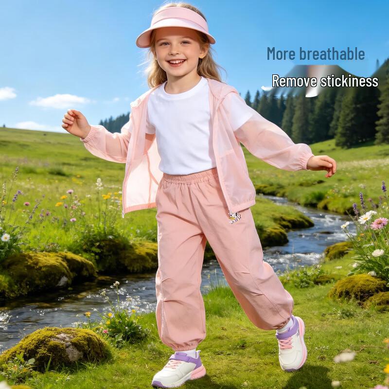 Disney Girls' Summer Cartoon Print Lightweight Anti-Mosquito Pants