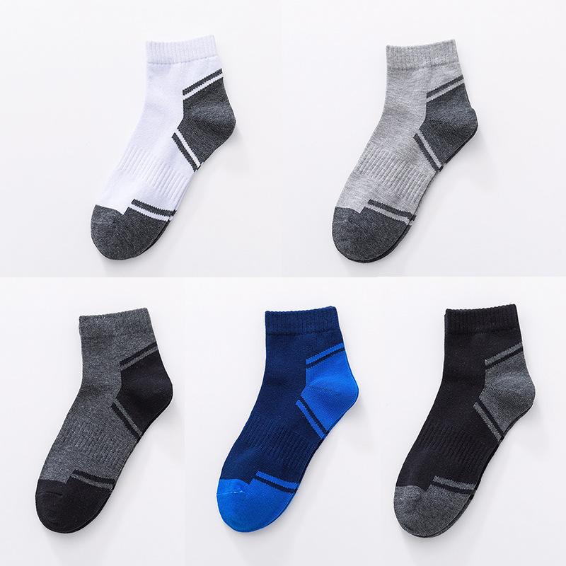 5 Paar Herren Knöchelsocken Netz atmungsaktiv Baumwolle Sportsocken Freizeit Dünn geschnitten Kurze Socke Fuß 23-29cm