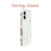 For iPhone 16 Pro Max Case Blush Pink Wavy Bubble Silicone Shockproof Compatible with iPhone 15 14 13 12 11
