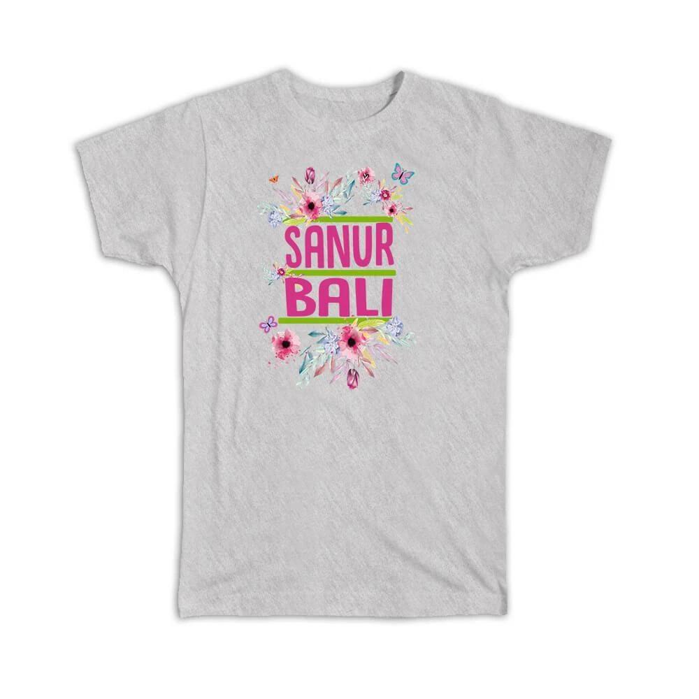 Gift T-Shirt : Sanur Bali Indonesia Flowers XL