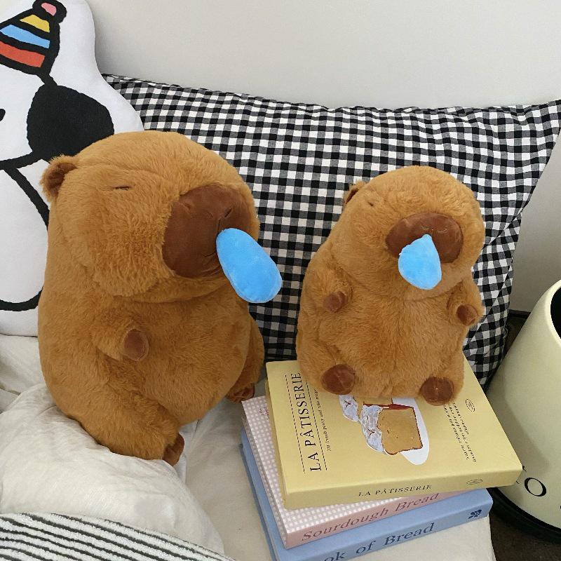Capybara Plush Snot-Sucking Doll Pillow - Kids' Toy & Claw Machine Gift