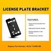 For - Ford F150 ML3Z-17A385-BB Front License Plate Bracket Plastic EOA