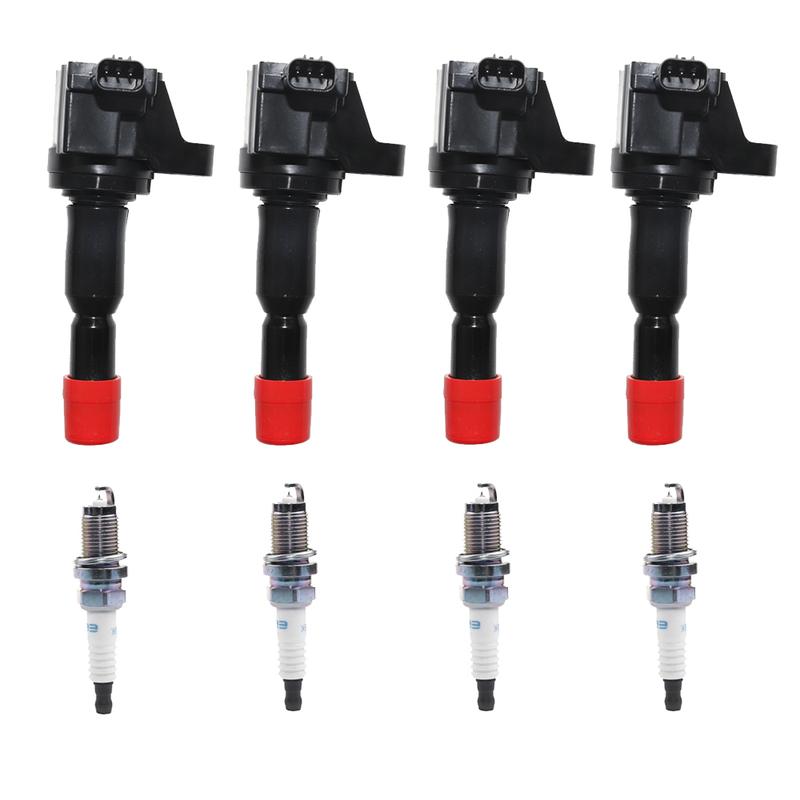 Ignition Coils Set For Honda Fit 1.5L 2004 2005 2006 2007 2008 Airwave Parts 30520-PWC-003 30520PWCS01 CM11110 UF581 Accessories