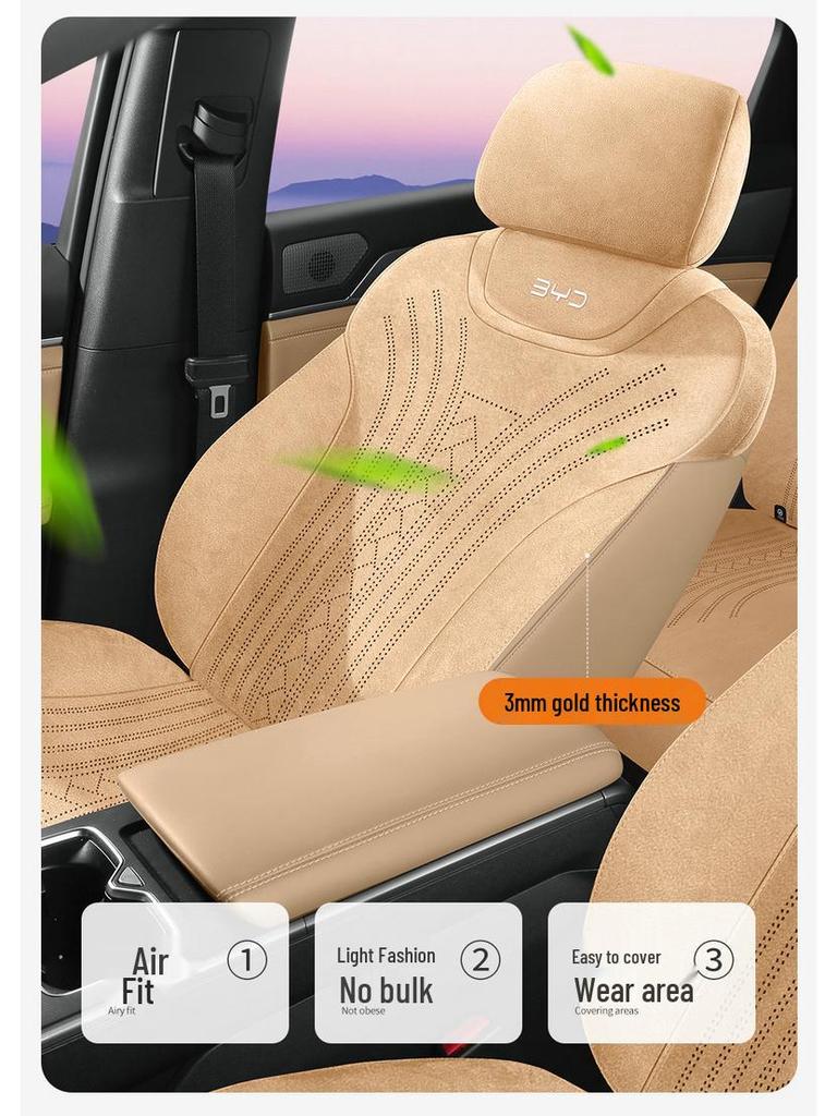 BYD Song L DM-i Seat Covers: Full Coverage, All-Season, Universal Fit Seat Cushions and Mats