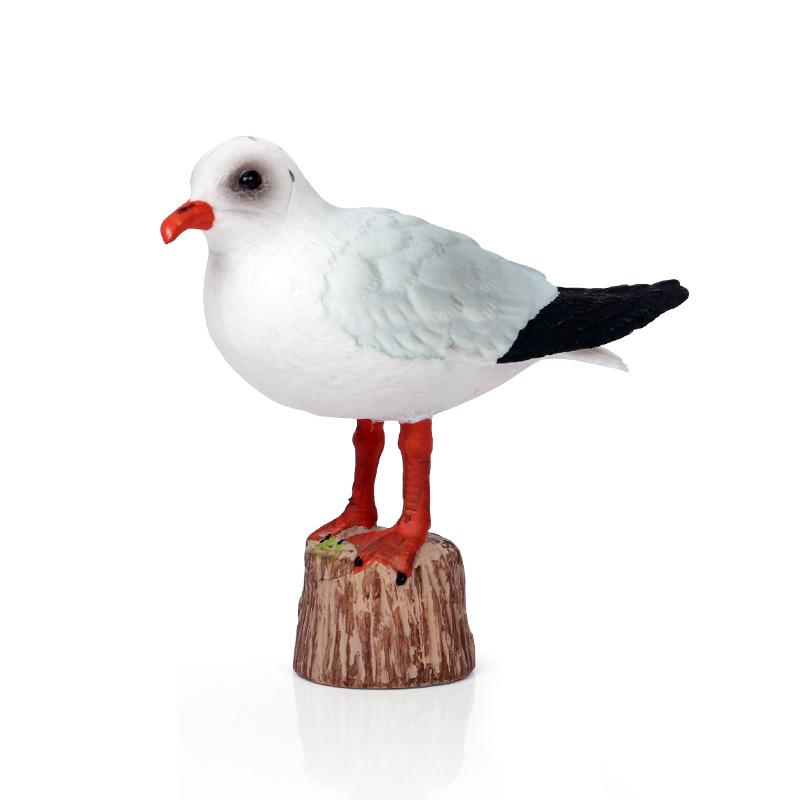 Children's Bird Model Toys: Red-billed Gull, Flamingo, Cormorant, Kingfisher, Blue-footed Booby Ornaments