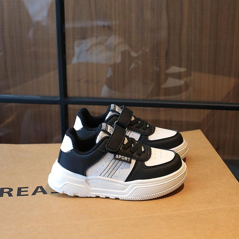 Модные универсальные детские легкие нескользящие белые туфли — фото 3