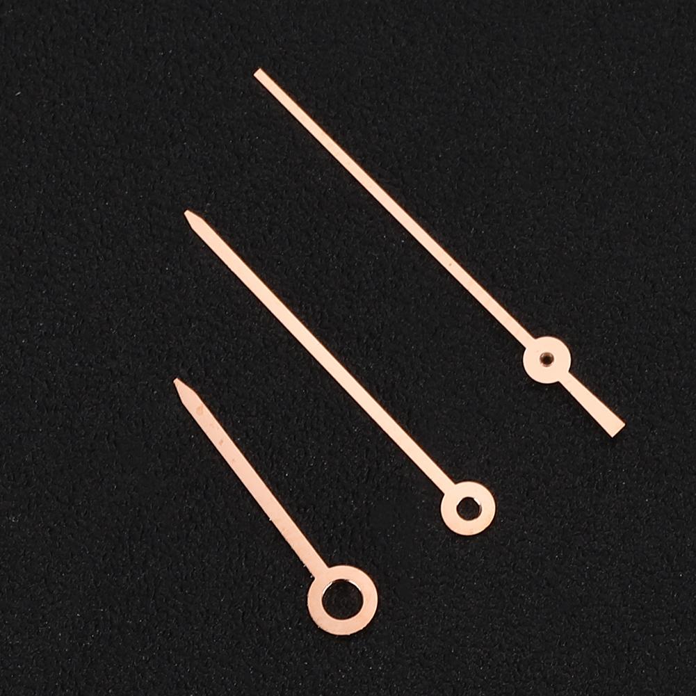 Herrenuhr Stunden- Minuten- Sekundenzeiger Uhrzeiger passend für Uhrwerk F05.111 (Roségold)