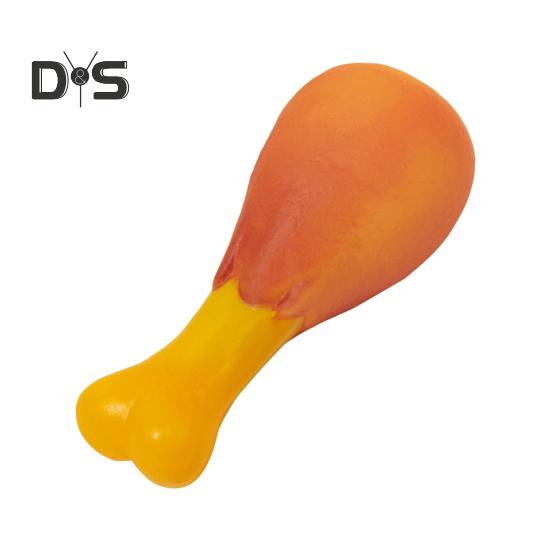 

Куриная ножка, игрушка для собаки, чистка зубов, игра, устойчивая к укусам виниловая игрушка со звуком, здоровье зубов, облегчение скуки, товары для домашних животных для дома, путешествий на открытом воздухе жёлтый