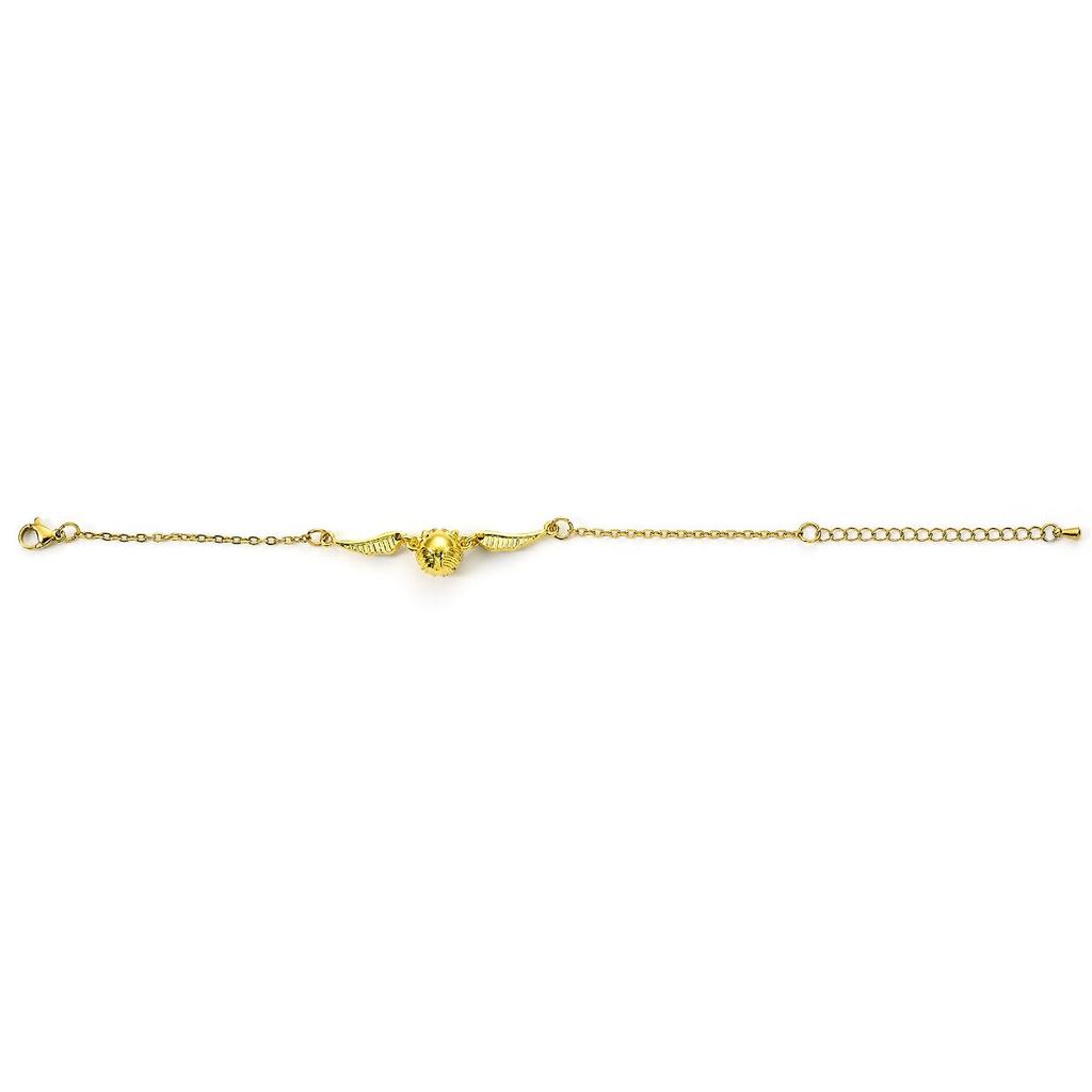 HARRY POTTER 3D Golden Snitch Gold Bracelet