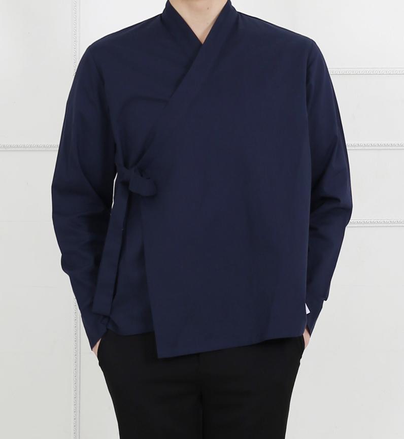 New Seoul Jeogori Shirt Modern Hanbok White/Free