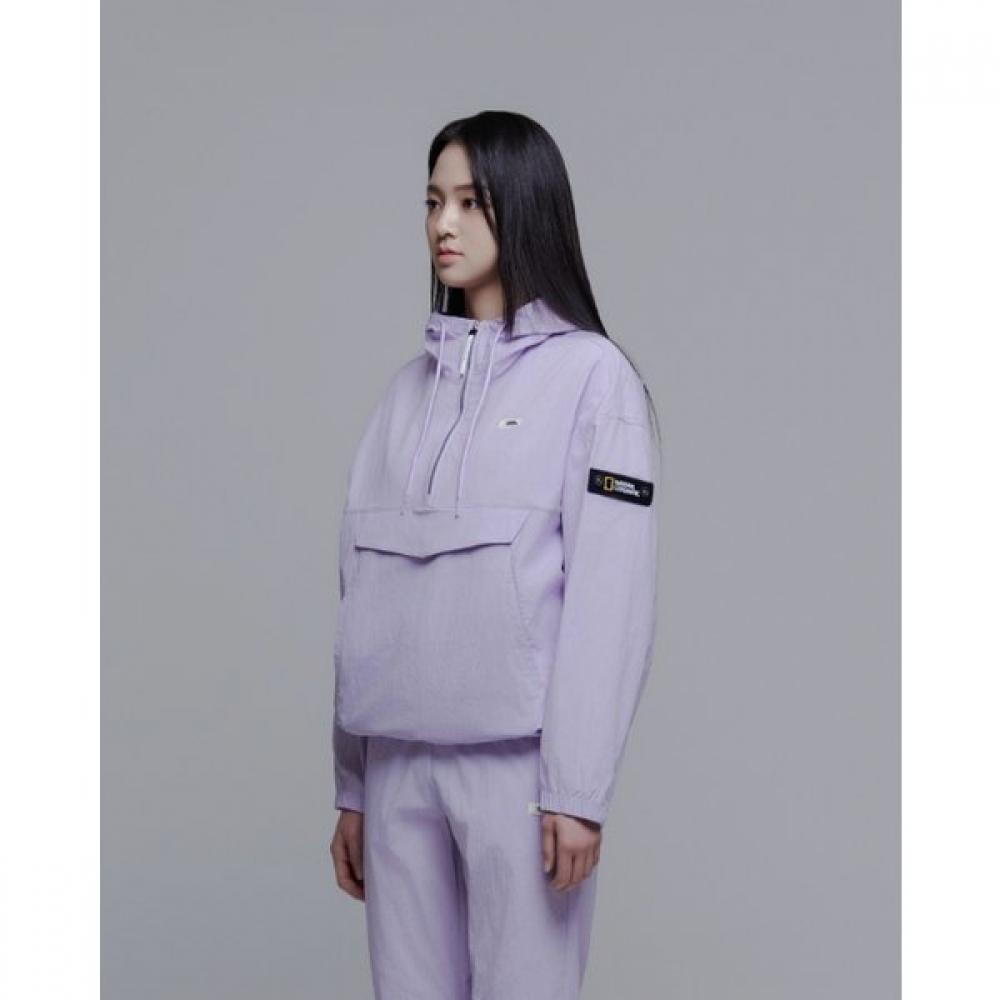 National Geographic Dames S Geweven Stretch Hoodie Anorak N241wft180